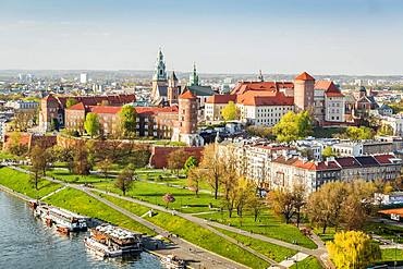 Wawel Castle, Krakow, Poland, skyline