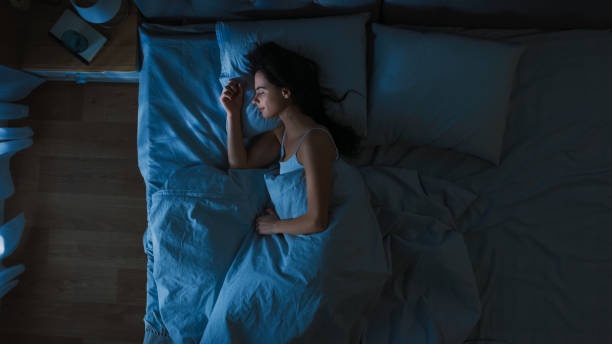 sleeping person,bedroom,night,rest