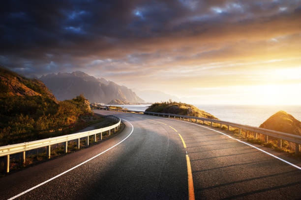 startup, journey, road, mountains