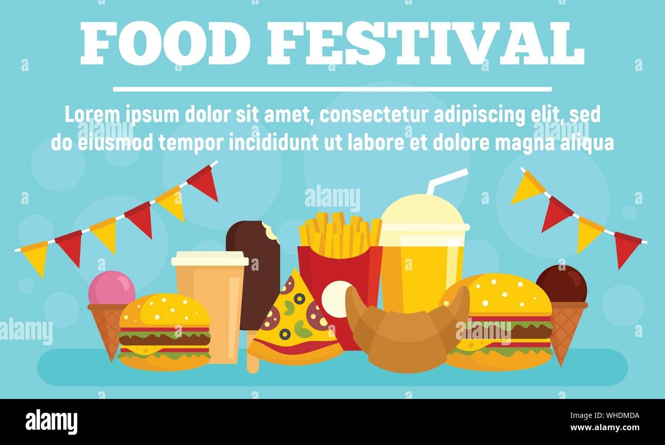 sponsor logo,food stall,festival,banner
