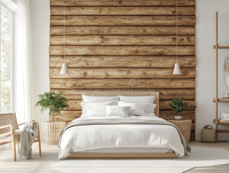 bedroom,wood,plants,natural light