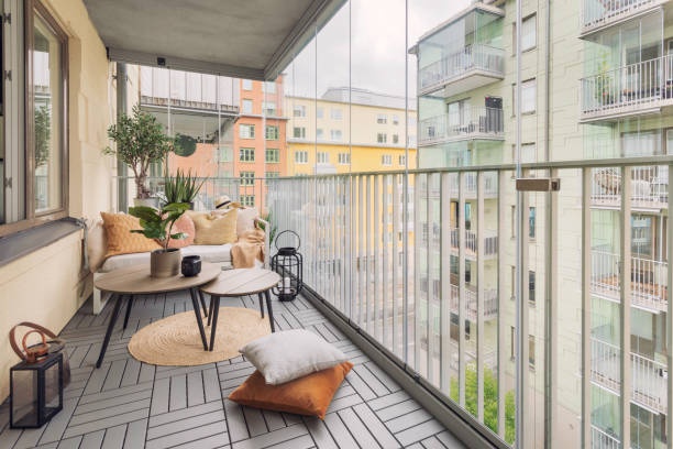 apartment,modern,view,balcony