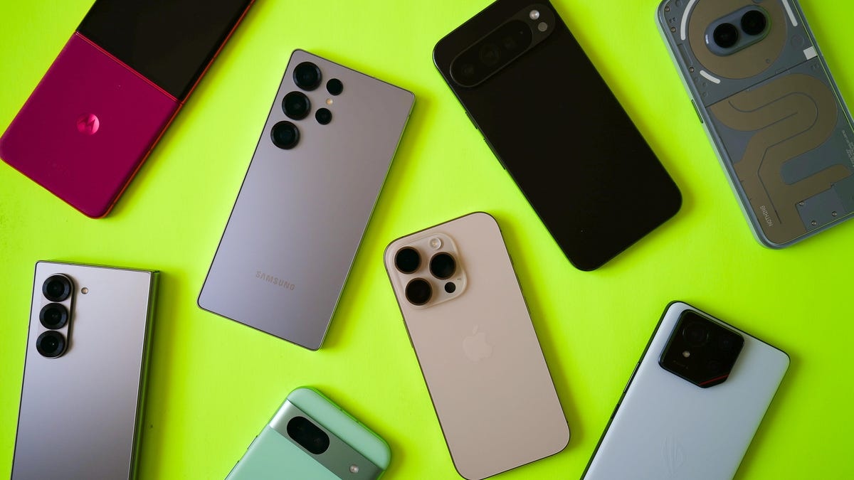 android phones, lineup, futuristic design