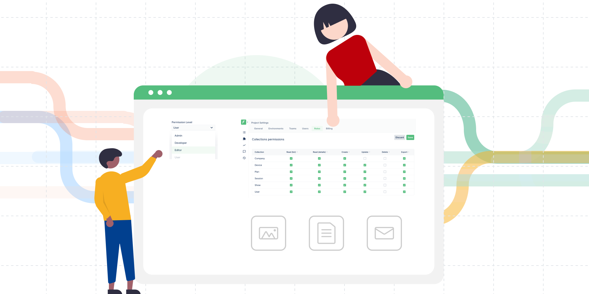 users,roles,permissions,access-control