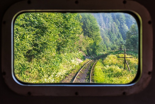 train,railway,tracks,carriage,landscape