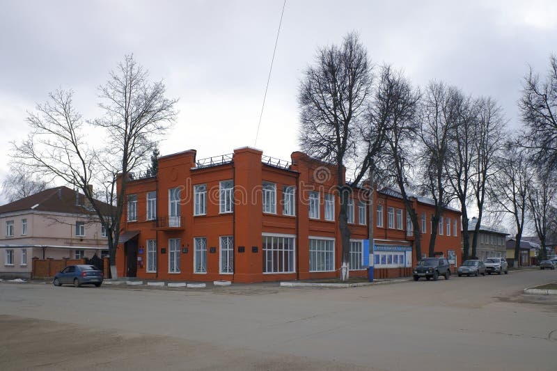 school building, Russia, 1890s, brick, historic