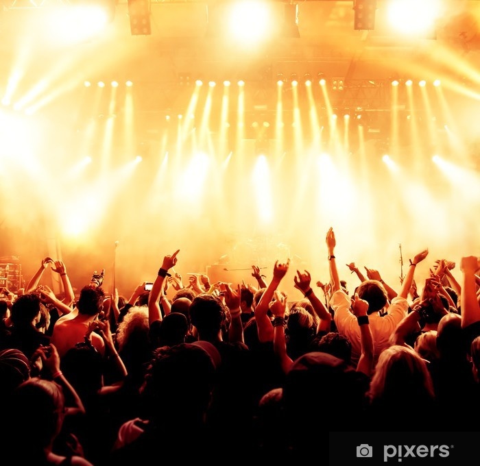 concert,stage,lights,music,crowd