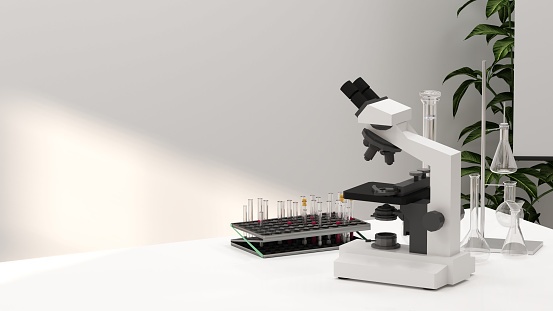 scientist,lab,microscope,experiment