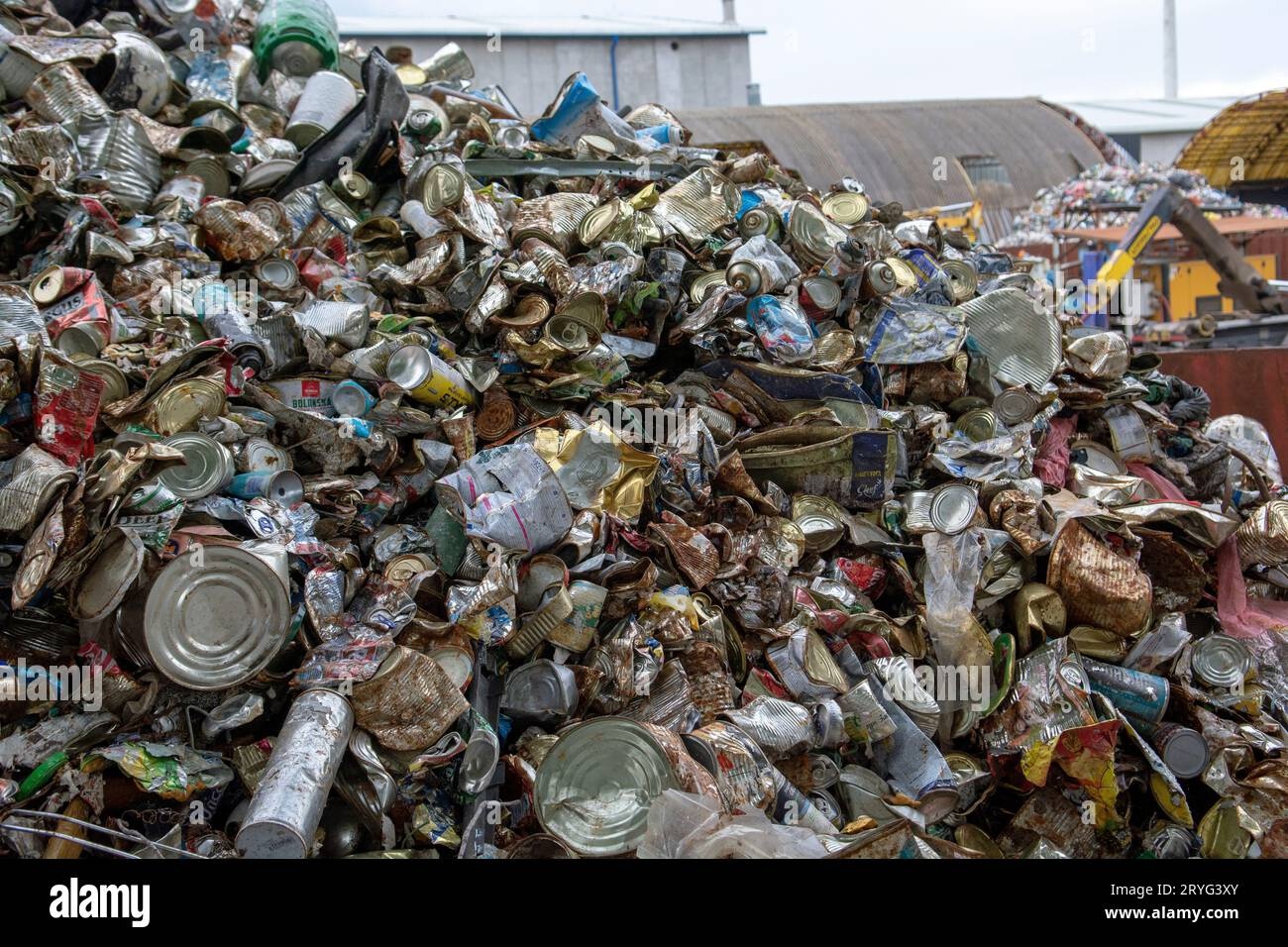 pile of discarded materials, artistic, creative