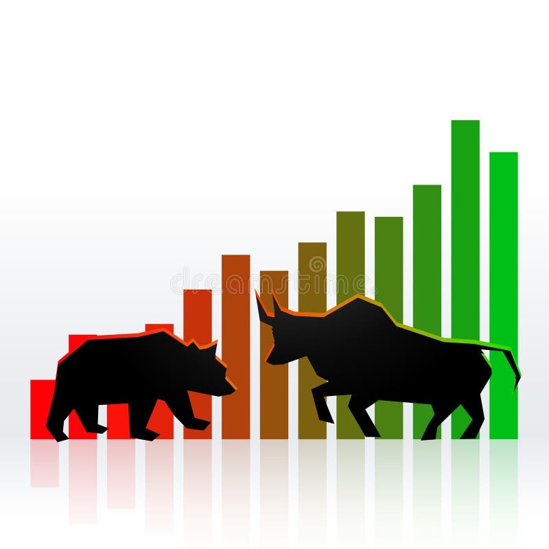 investments,graph,bull,bear