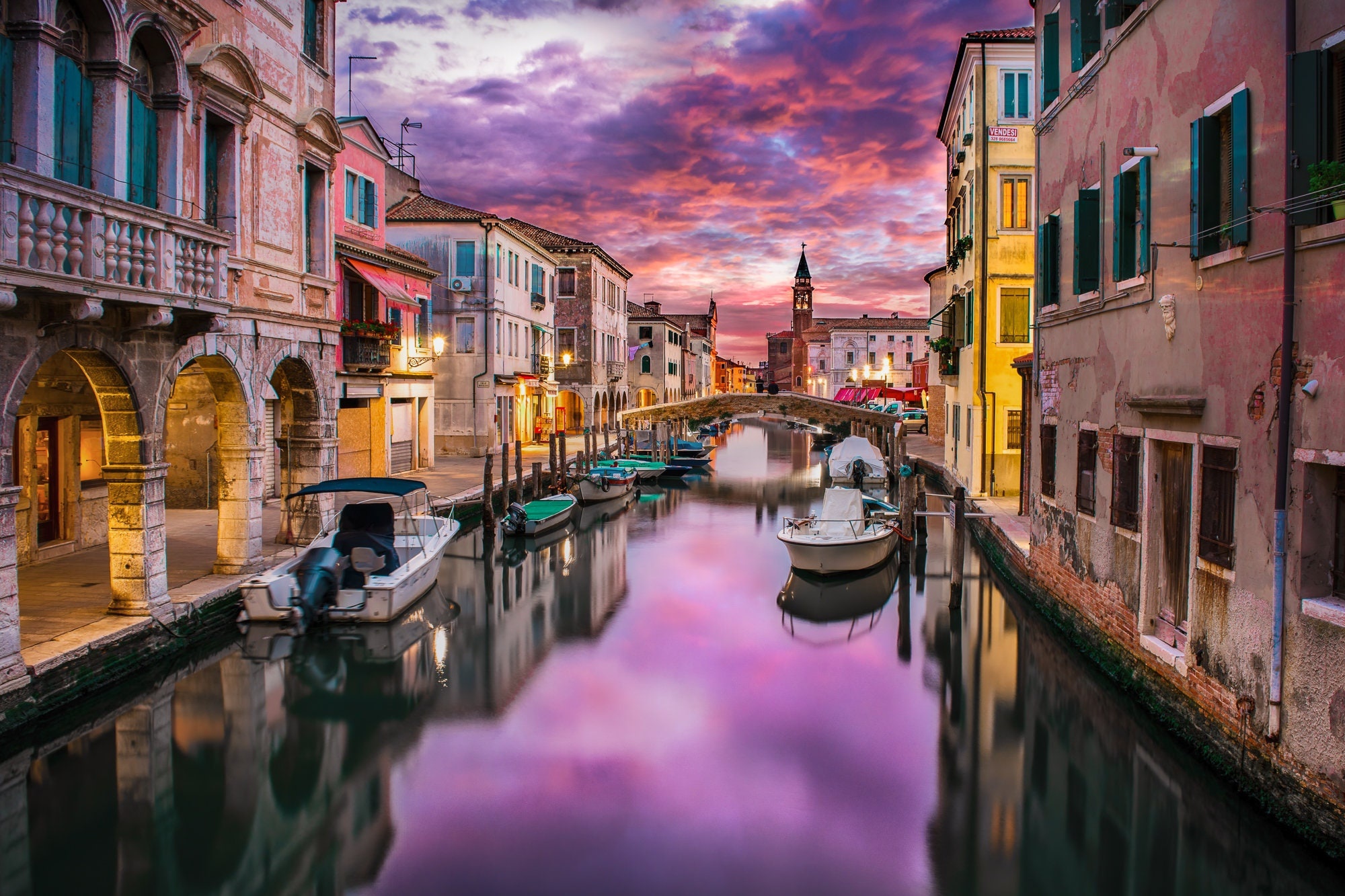 canal,venice,reflection,sunset