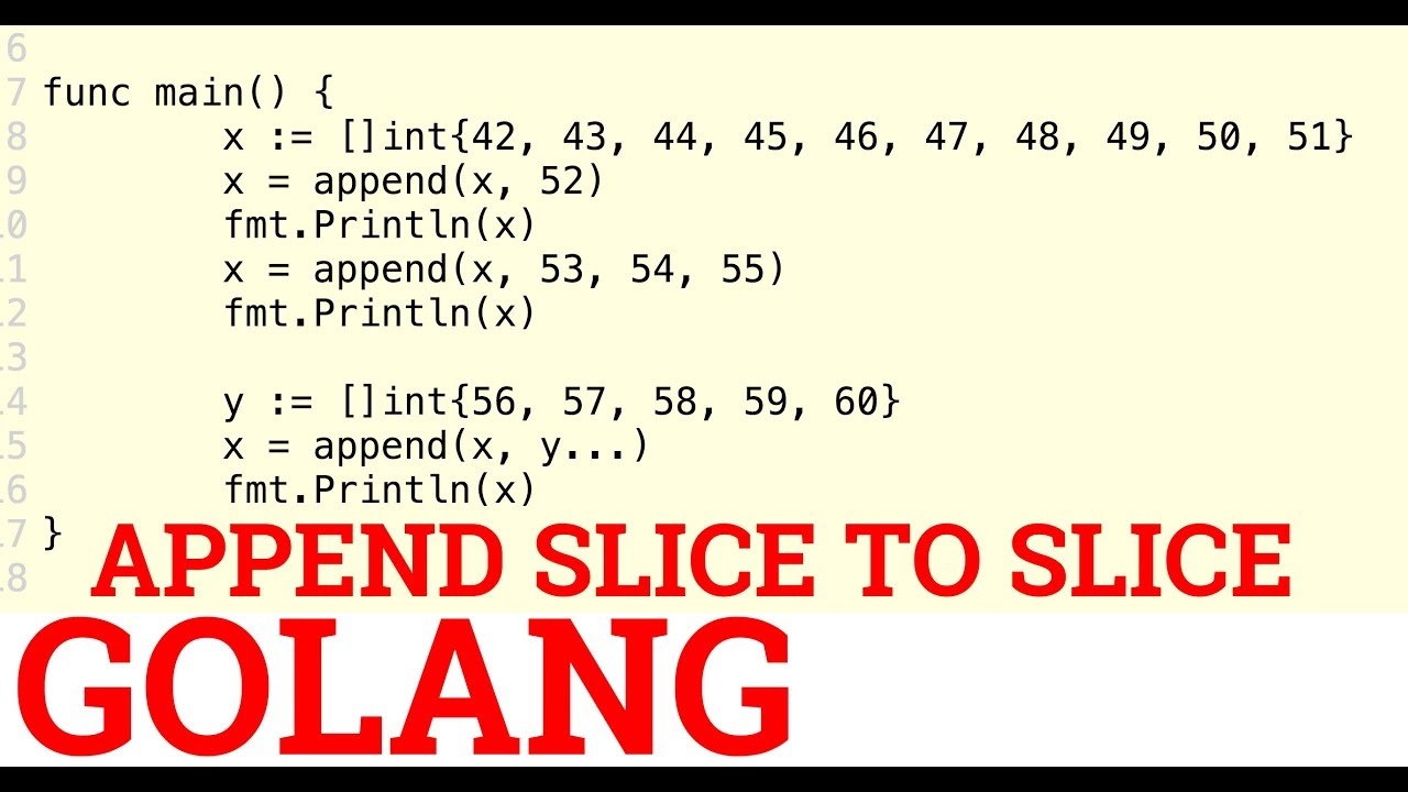 code snippet,go,slice,append,reuse