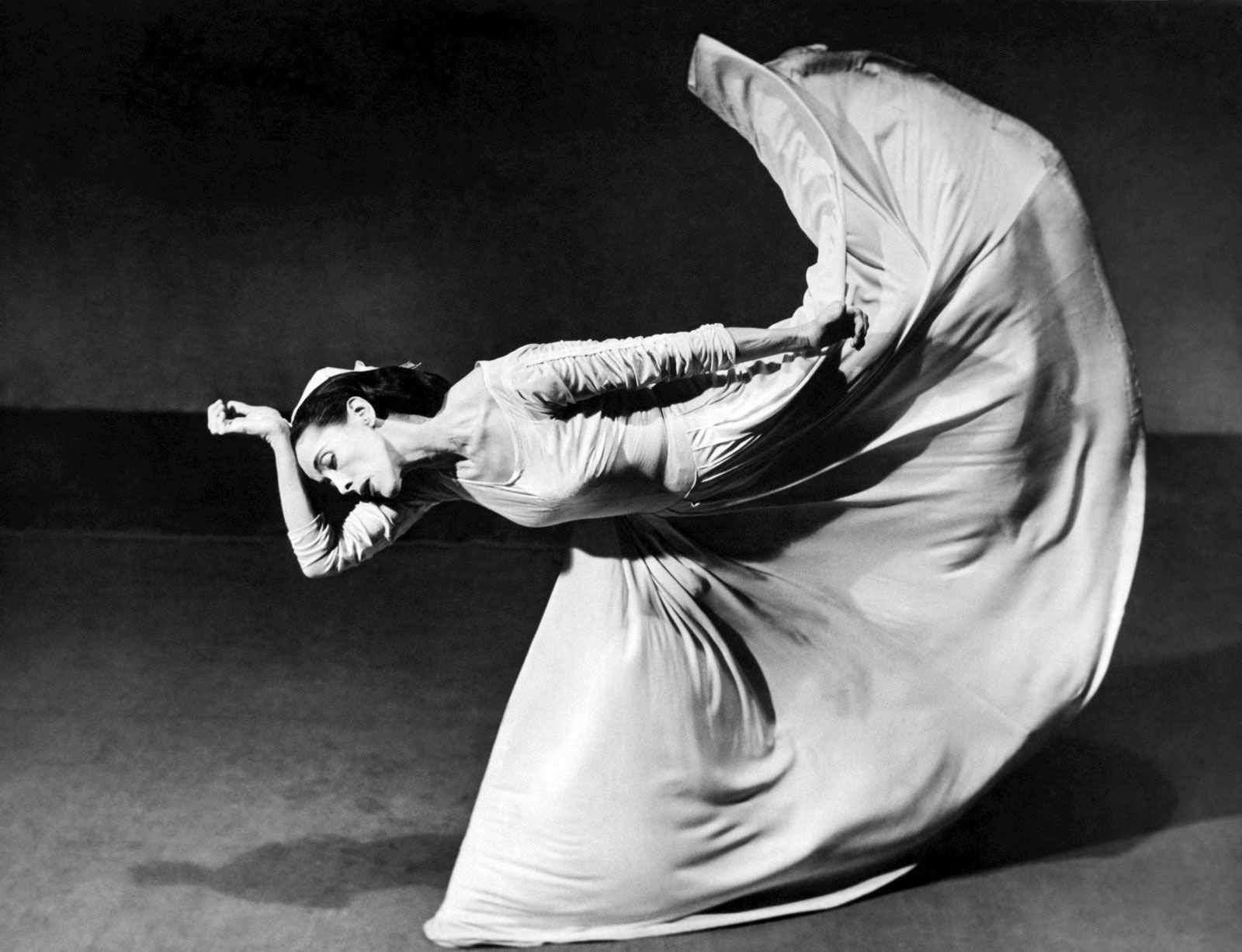 Modern dancer incorporating traditional folk dance movements