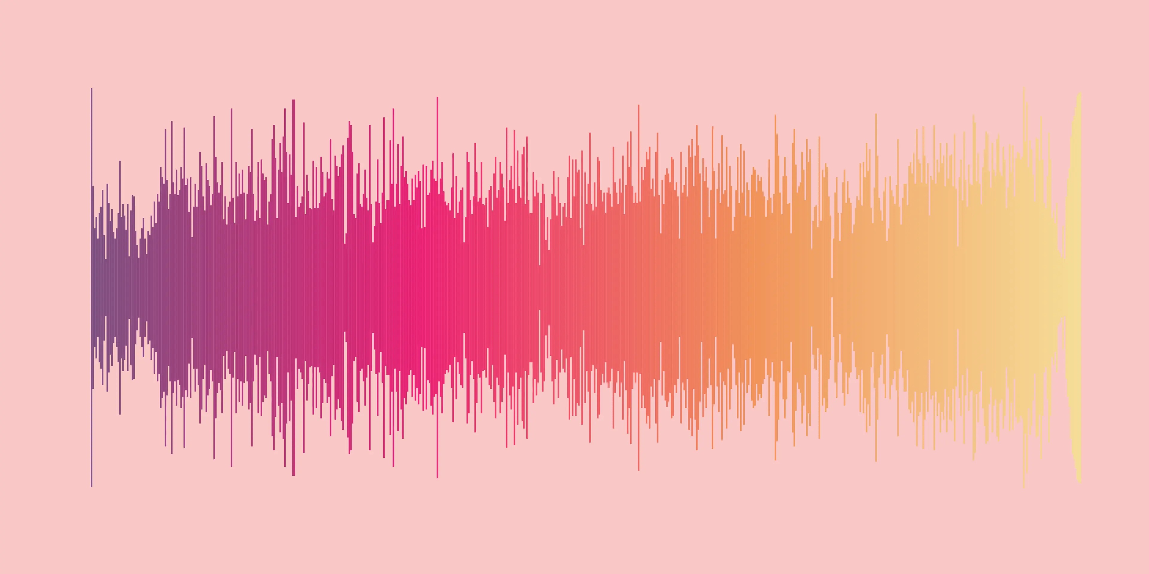sound visualization app on tablet, showing colourful graphs representing sounds