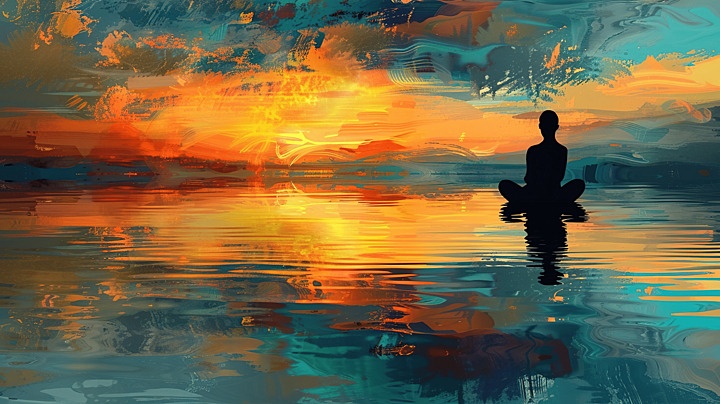 person,introspection,reflection,meditation
