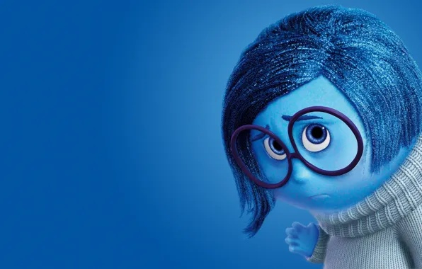 blue color, sad, girl, film still