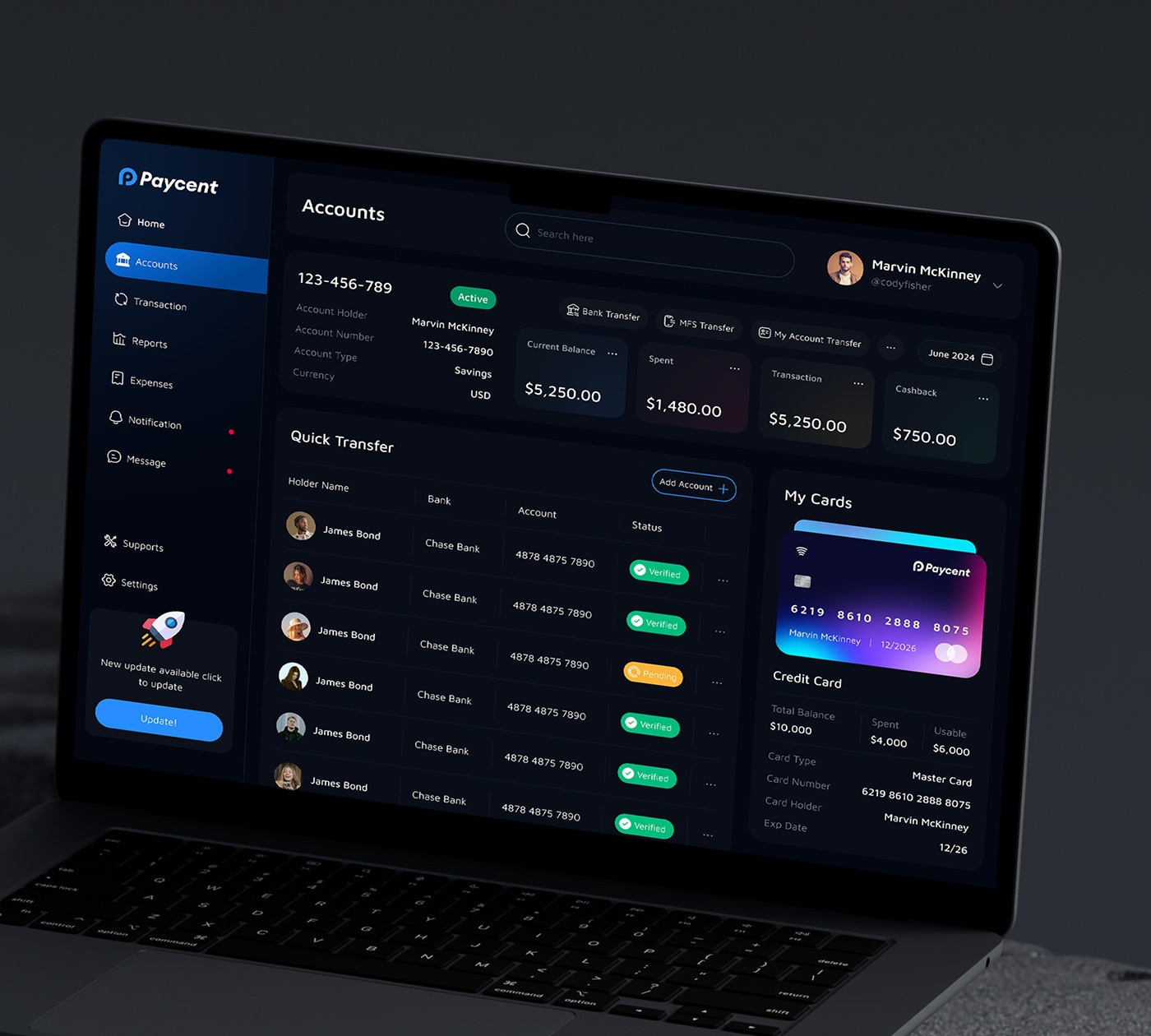 laptop,banking app,financial dashboard