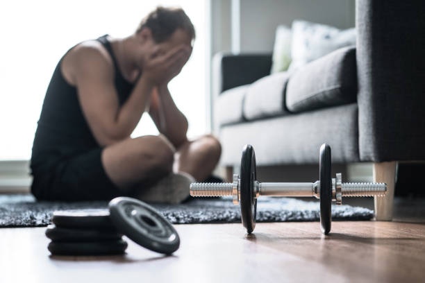 person,tired,gym,workout,disappointed