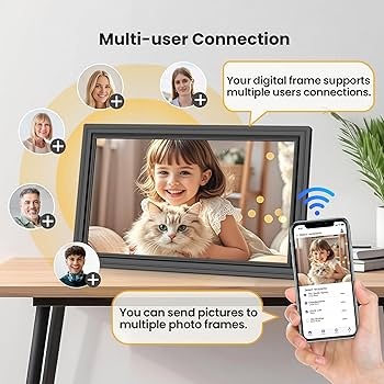 digital frame, photos, smartphone, display, decor
