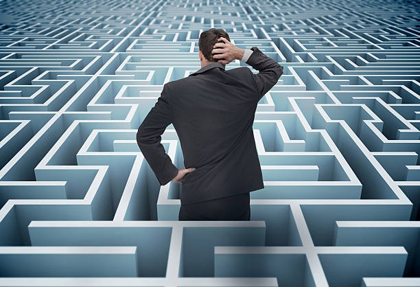 maze,career,person,confused