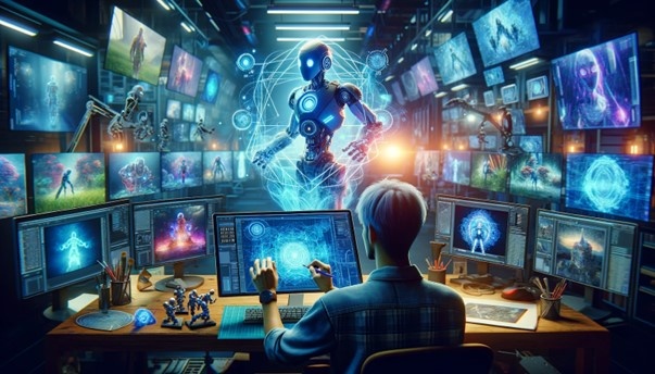 game design workflow, AI integration, human creativity