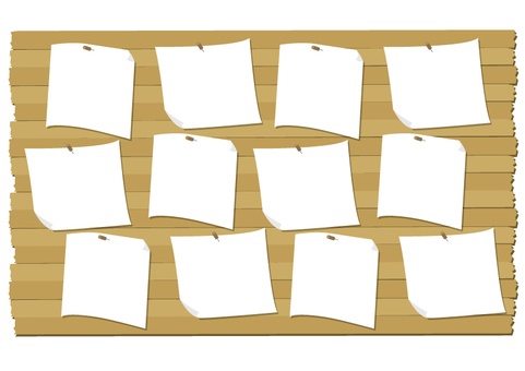 bulletin_board,paper,notes,public_place