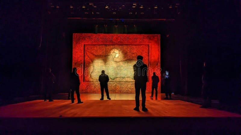 theatre,stage,actors,lights,curtain