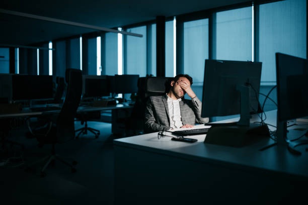 man,desk,computer,tired,stressed