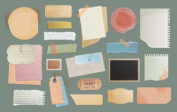 scrapbook, pages, colorful, memories