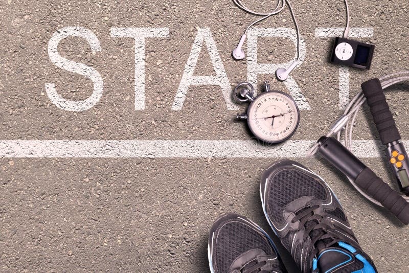 running shoes, stopwatch, running, treadmill, workout