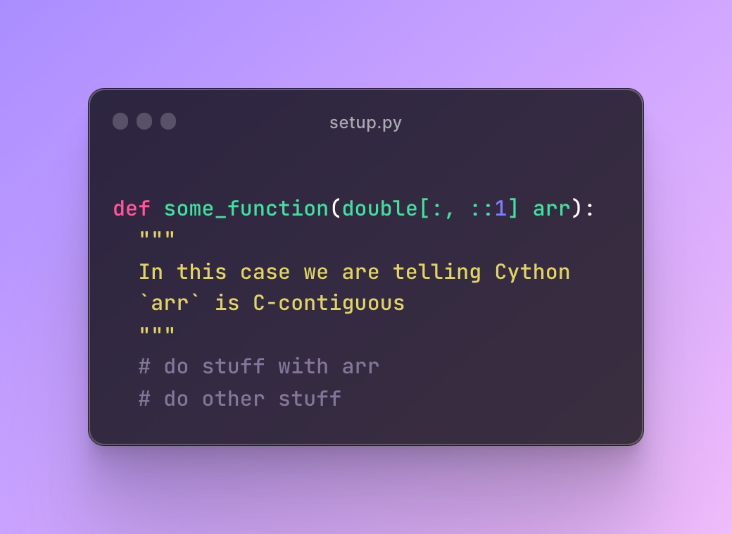 code,python,cython,c,performance