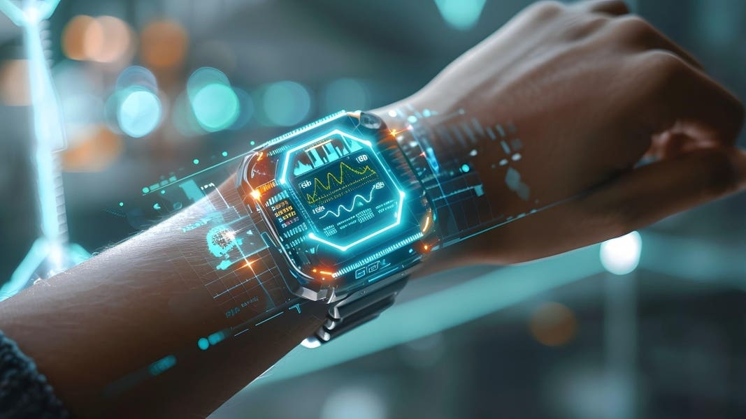 future technology, smartwatch, medical data, connected devices