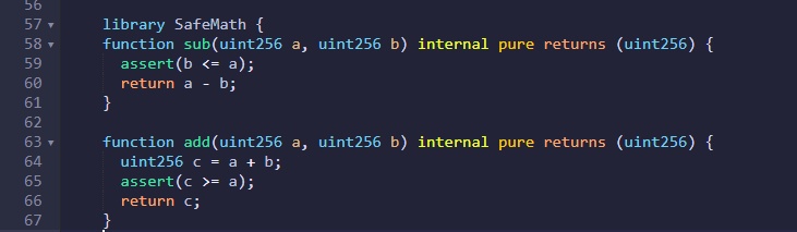safe math library example code snippet