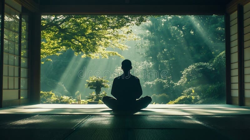 person,meditating,zen,serene