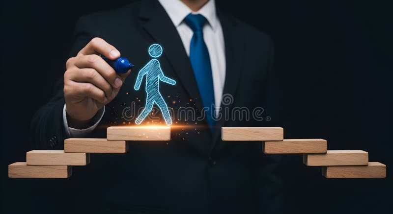 stairs,career,success,man,doubt