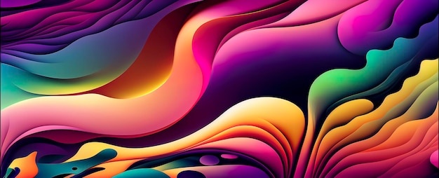 AI generated art, abstract, vibrant colors