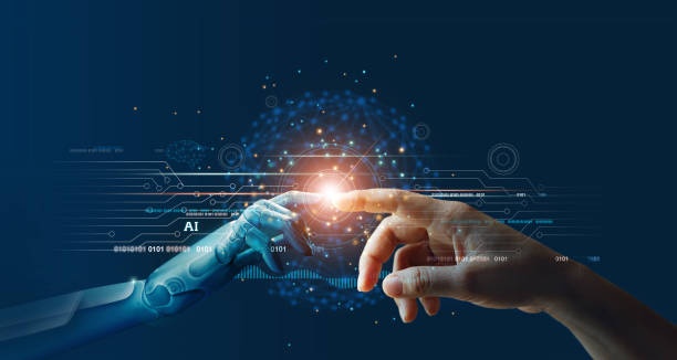 human hand, AI hand, collaboration, creativity