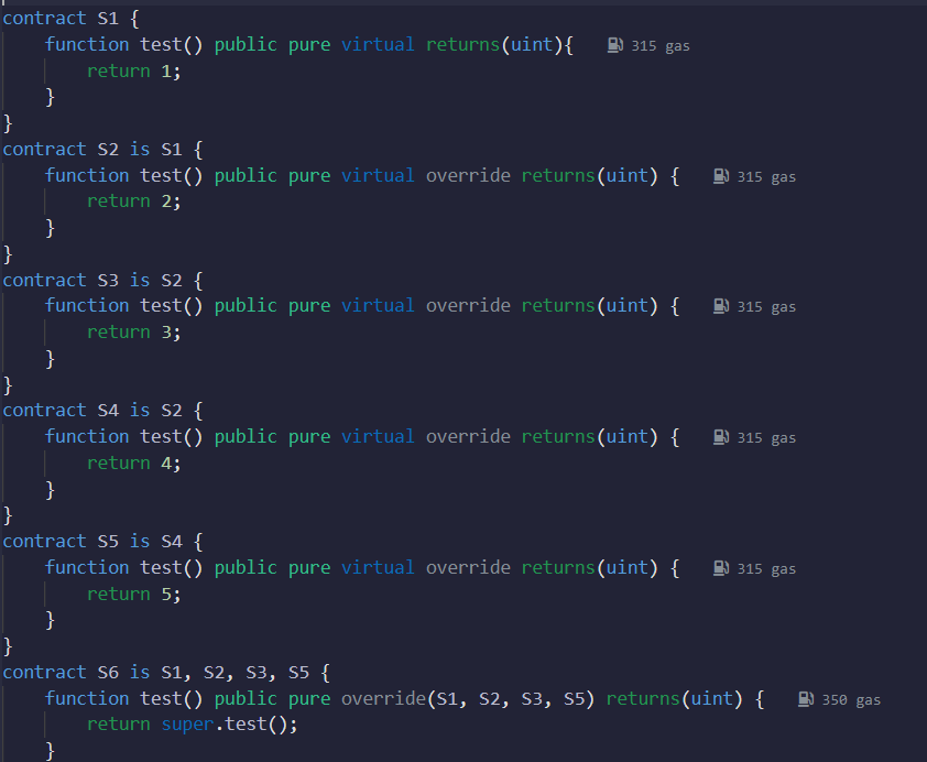 inheritance, solidity, virtual, function resolution