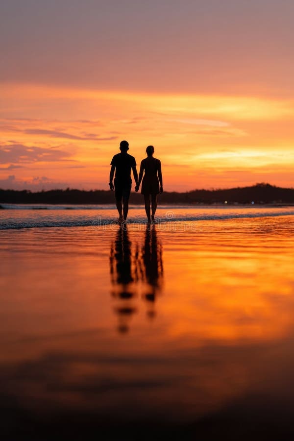 couple,walking,sunset,romantic