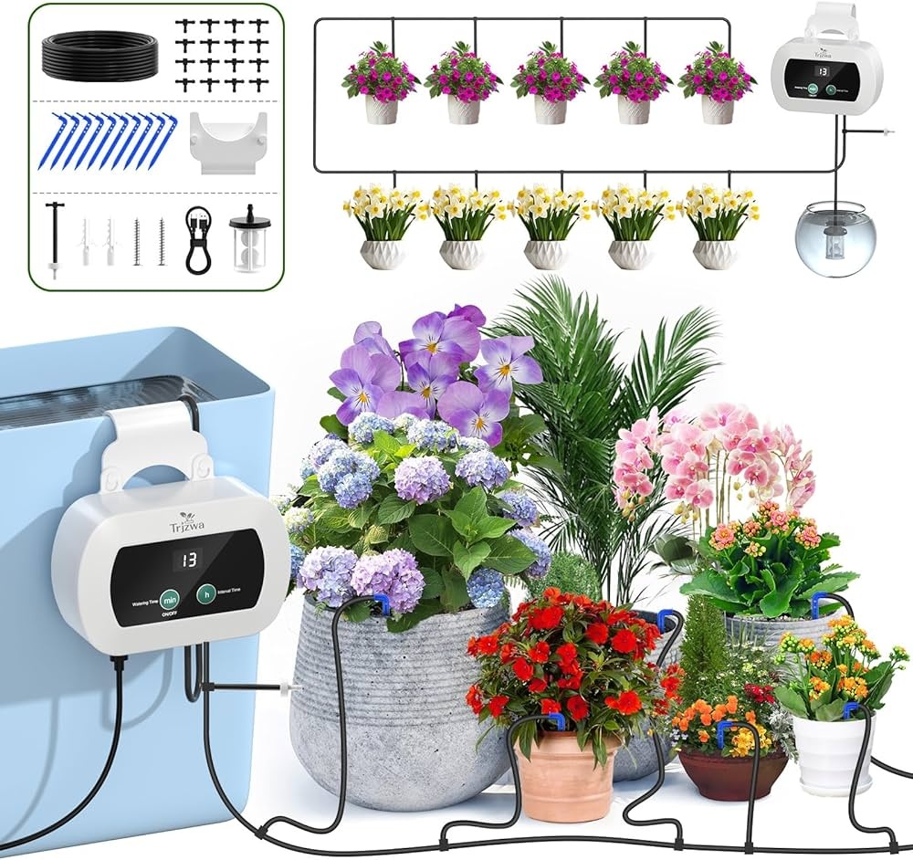 indoor plants, florasync, automated watering, smart lighting